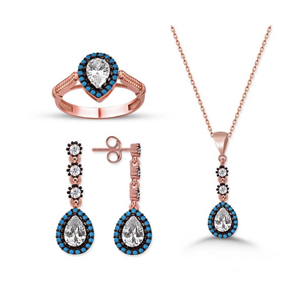 bridal jewelry-bridesmaid jewelry-victorian style-jewelry set-gift jewery-gold jewery-classic jewelry set-traditional beauty