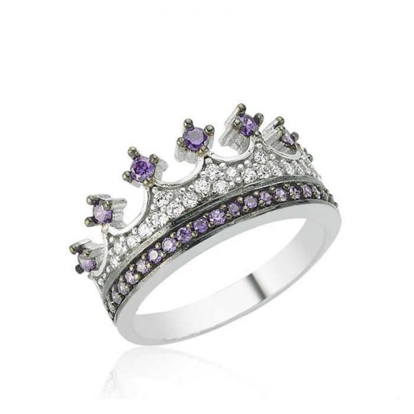 Crown Ring,Queen ring, prencess ring, tiara princess ring,her ring, his ring