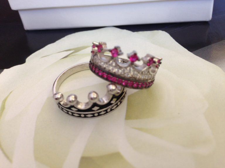 King & Queen ring, crown ring set,gold crown ring,925k silver decorated with high quality zircon as a set,promise rings