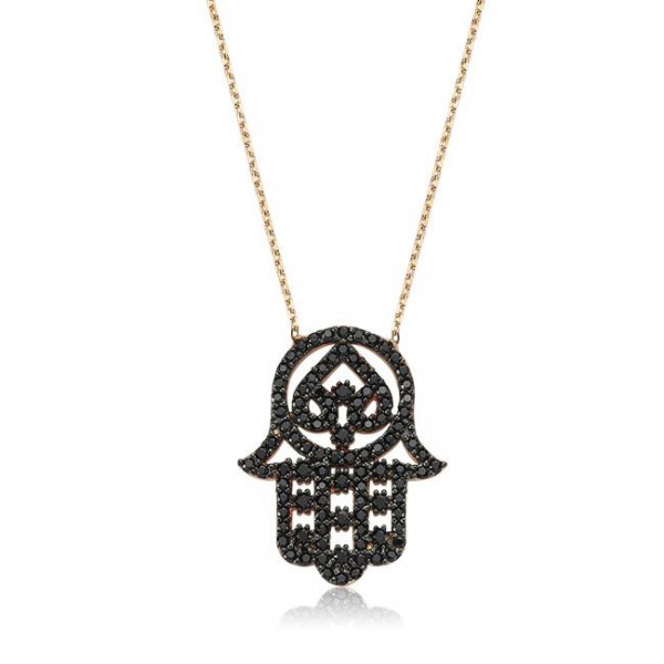 hamsa, evil eye, necklace, earrings