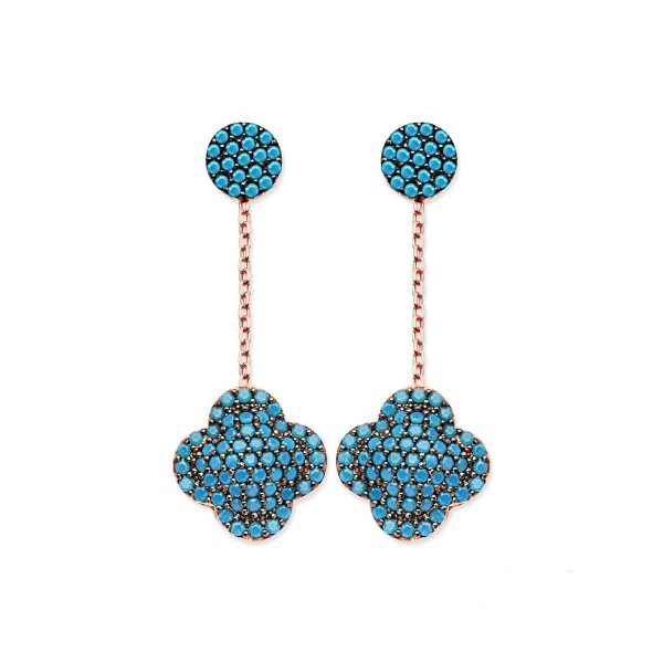 Clover earrings, clover earring,silver clover earrin,gold clover earring,turquoise clover earrings,four lear earrings,silver four leaf