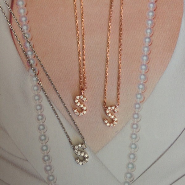 personalize jewelry,personalize necklace,18k gold plated  initial, initial necklace,tiny initial, danity necklace,925k silver,color initials