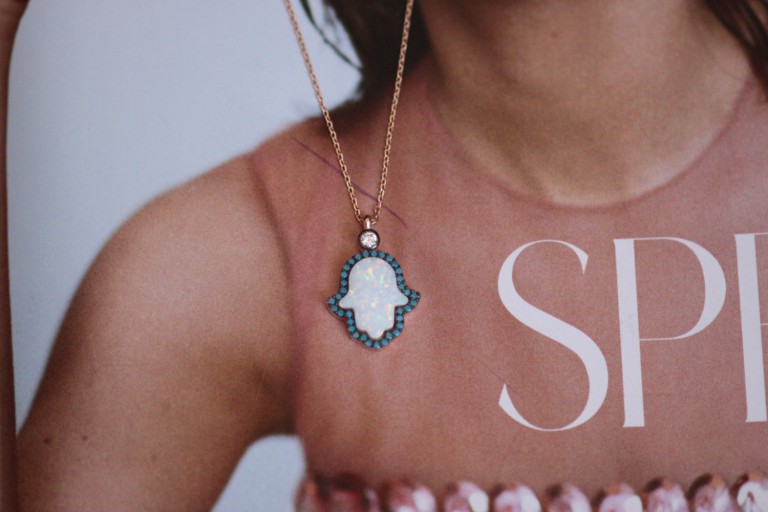 hamsa hand necklace,opal hamsa hand necklace,silver opal hamsa hand,gold opal hamsa hand,
