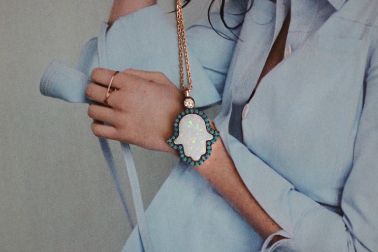 hamsa hand necklace,opal hamsa hand necklace,silver opal hamsa hand,gold opal hamsa hand,
