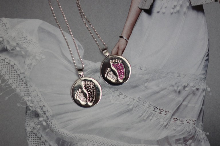mother and son , mother and daughter,foot print necklace,foot print pendant,mother's necklace,gift for mom,gift for mom,to mom from daughter