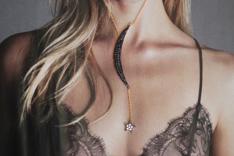 moon, Crescent necklace. silver necklace,star necklace,moon pendant,gold necklace,horizontal moon necklace, vertical moon necklace