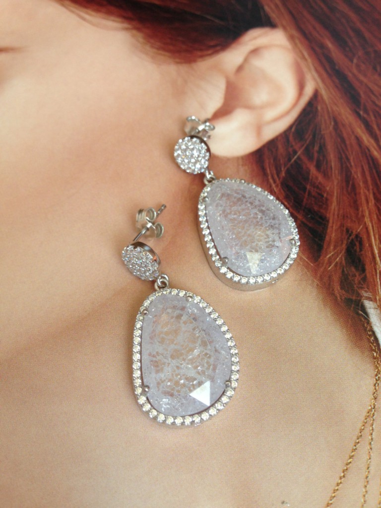 stone earrings, gold stone earrings,silver stone earrings, trendy jewelry,gift for her,bridesmaid jewelry