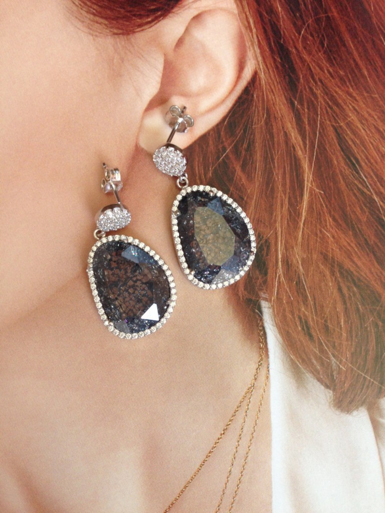 stone earrings, gold stone earrings,silver stone earrings, trendy jewelry,gift for her,bridesmaid jewelry