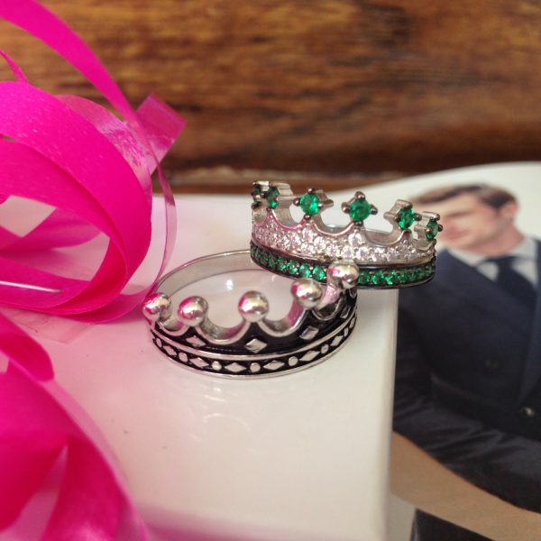 crown ring set,gold crown ring,sterlin silver crown ring,promise rings,crown ring for women