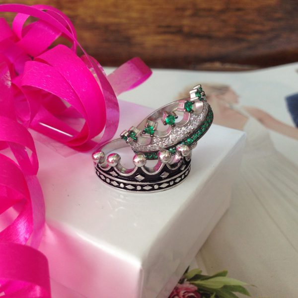crown ring set,gold crown ring,sterlin silver crown ring,promise rings,crown ring for women