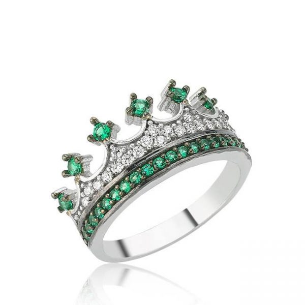 Crown Ring"Queen ring, prencess ring, her ring, his ring