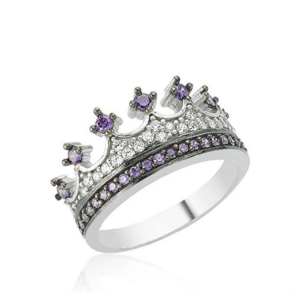 Crown Ring"Queen ring, prencess ring, her ring, his ring