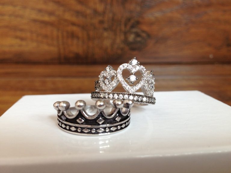 King & Queen,crown ring,crown ring set,gold crown ring,925k silver decorated with high quality zircon